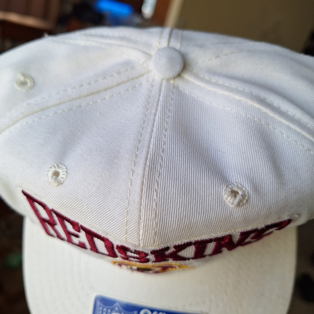 Washington Redskins NFL Vintage New Era Snapback Helmet Embroidered White - Picture 2 of 10